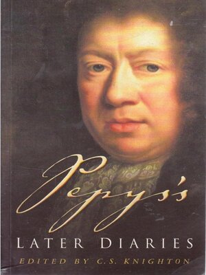cover image of Pepys's Later Diaries